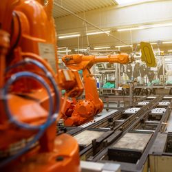 the manufacturing plant